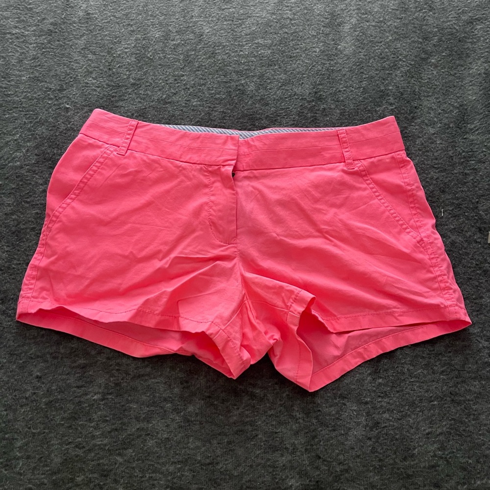 JCrew Vibrant Pink Women's Chino Shorts -Size 6